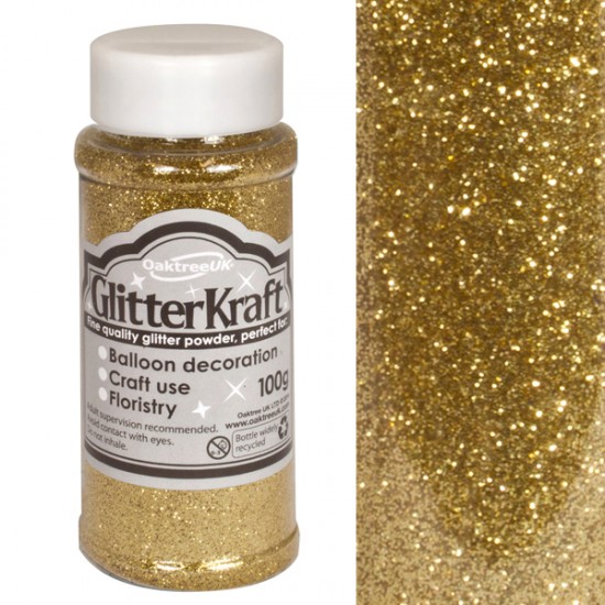 Glitter Metallic Gold 100g