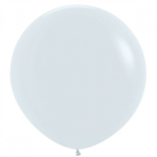 Fashion Colour Solid White 005 Latex Balloons 36"