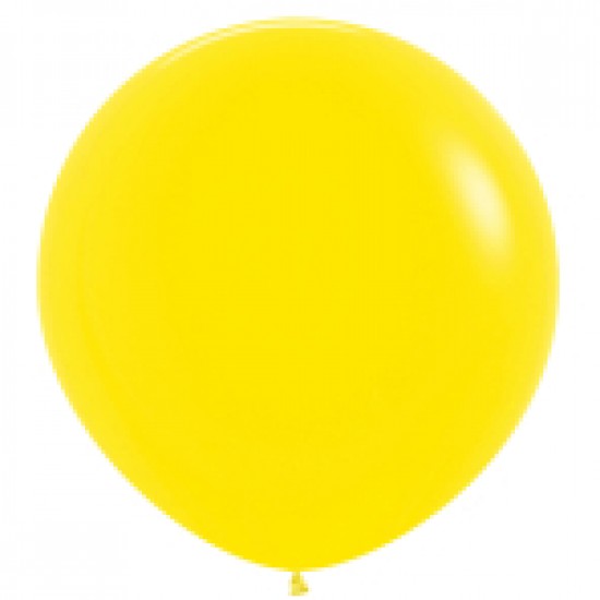 Fashion Colour Solid Yellow 020 Latex Balloons 36"