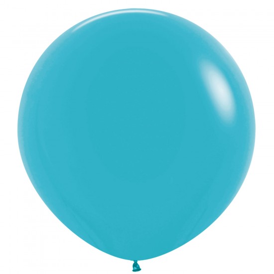 Fashion Colour Solid Caribbean Blue 038 Latex Balloons 36"/91.5cm - 2 PC