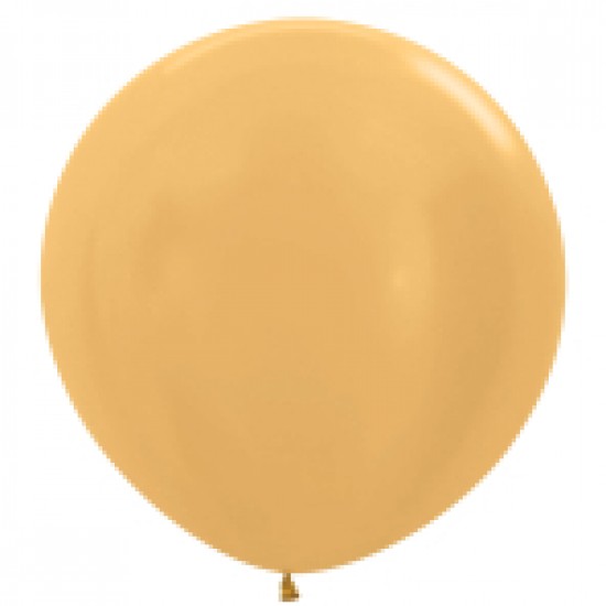 Metallic Solid Gold R 570 Latex Balloons 36"