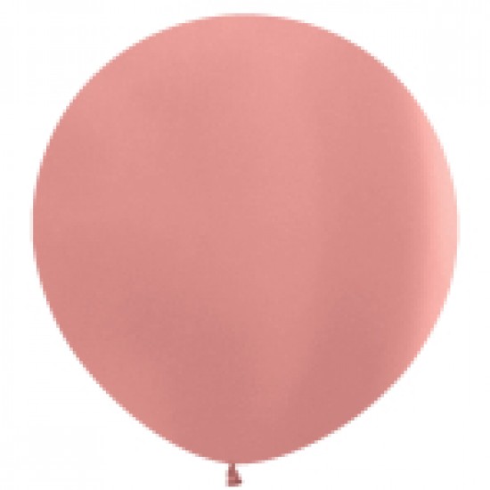 Metallic Solid Rose Gold 568 Latex Balloons 36"