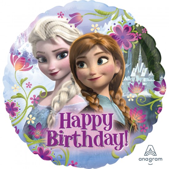 Frozen Happy Birthday Standard Foil Balloons