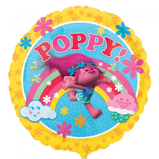 Trolls Poppy Standard Foil Balloons S60 - 5 PC