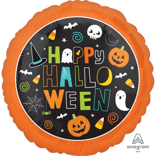 Family Friendly Halloween 18 inch Foil