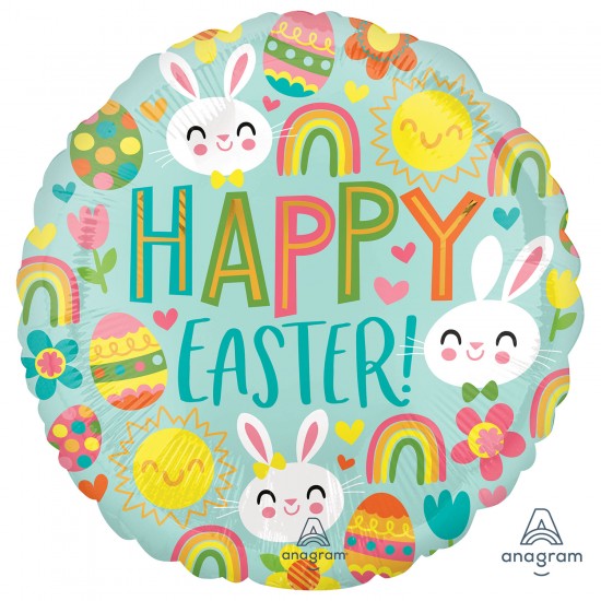 Happy Easter Icons Standard Square HX Foil