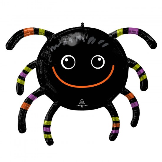 Smiley Spider SuperShape Foil Balloons