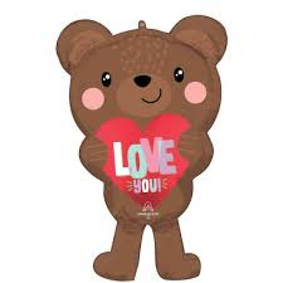 S/Shape Satin Love Bear