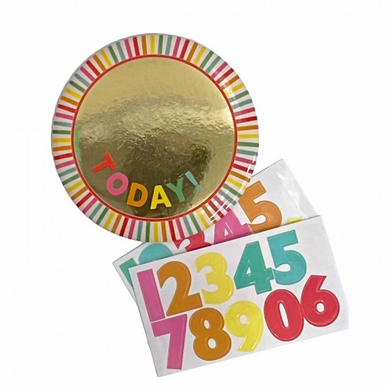 Add-an-Age Birthday Badges 6cm - 12 PC