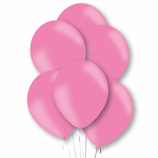 Pink Latex Balloons 11"/27.5cm - 10 PKG/6