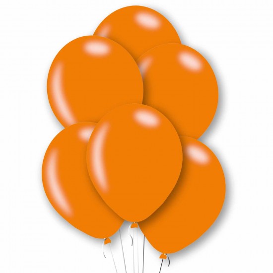 Metallic Orange Latex Balloons 11"/27.5cm - 10 PKG/10