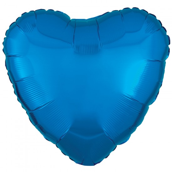 Metallic Blue Heart Bulk unpackaged amscan