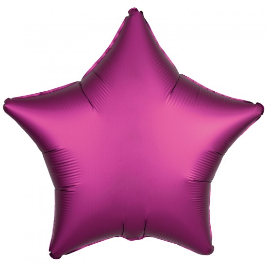 Amscan Metallic Fuchsia Star Standard