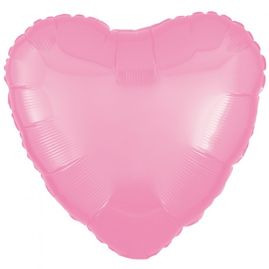 Amscan Metallic Pink Heart Standard 