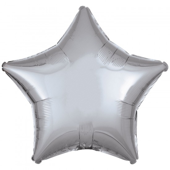 Metallic Silver Star Bulk