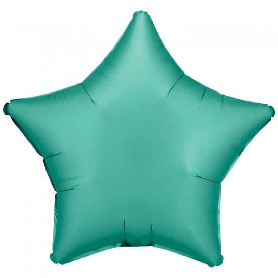 Amscan Silk Lustre Jade Green Star Standard Unpackaged Foil 