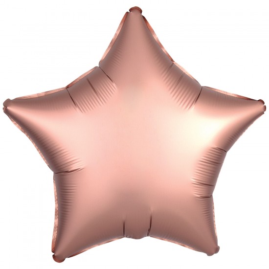 Amscan Silk Lustre Rose Copper Star Standard