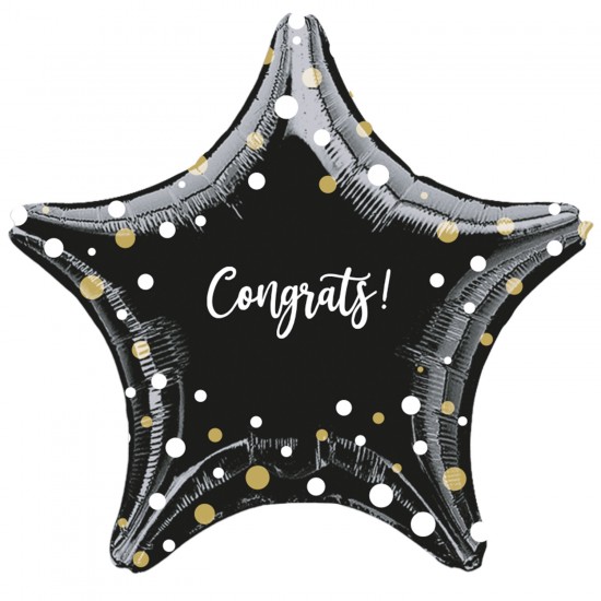 Congratulations Celebration Star foil