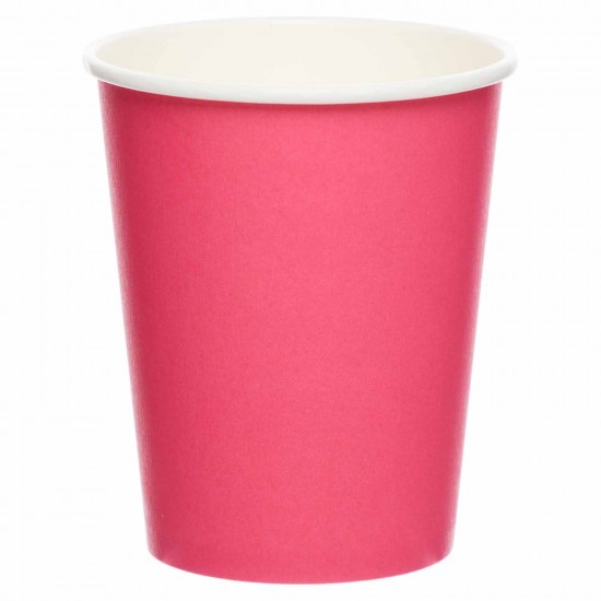 Pink Paper Cups 237ml - 12 PKG