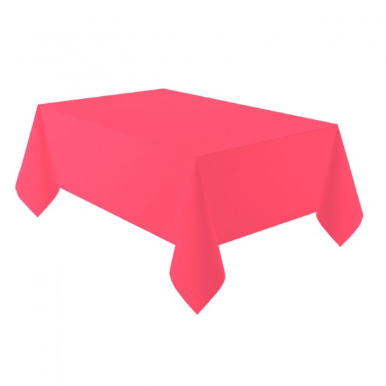 Red Plastic Tablecover