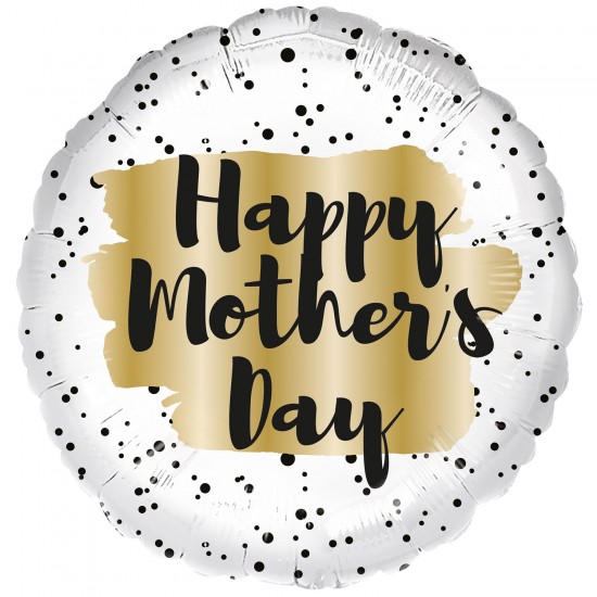 Gold Spot Happy Mother's Day Standard Foil Balloons