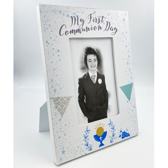 Communion Portrait Photo Frame Boy