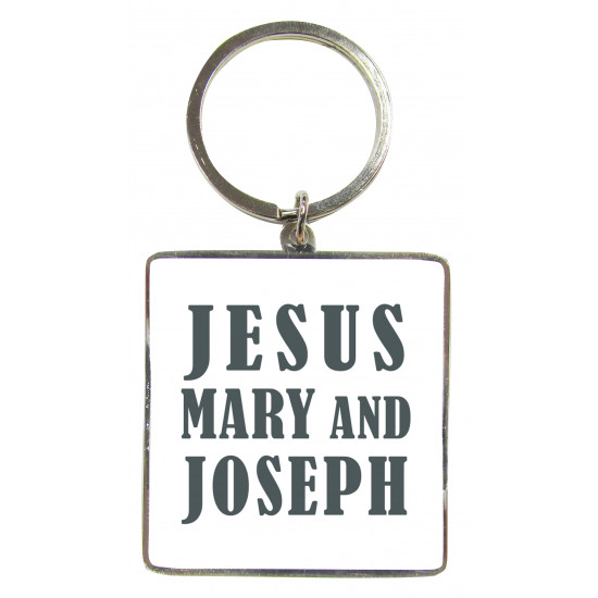 Metal Keyring Jeus Mary and Joseph