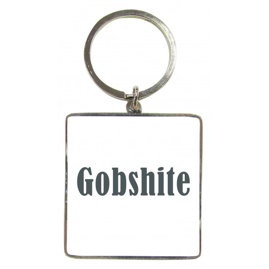 Metal Keyring Gobshite