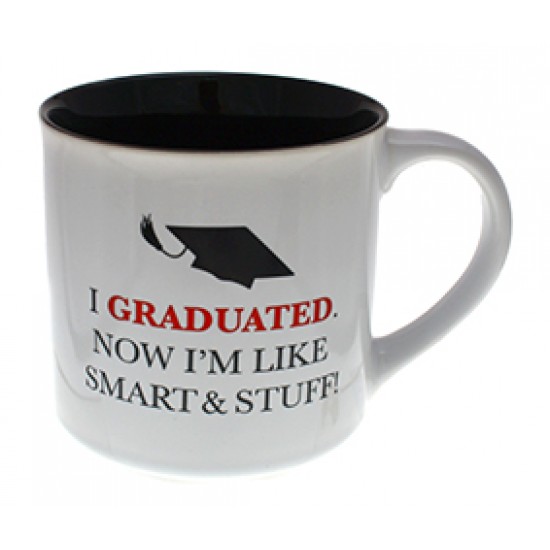 Ceramic mug - I GRADUATED … SMART & STUFF