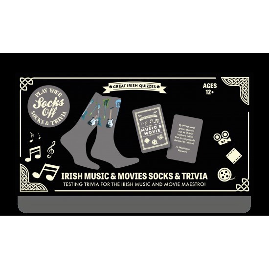 Irish Music & Movie Trivia and sock